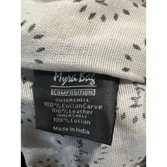 NWT Myra Bag 100% Cotton Womens Adjustable Strap Shoulder/Crossbody Bag S-0951 - Picture 12 of 16